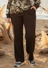 Load image into Gallery viewer, Cotton Spandex Tracksuit Pants - Brown