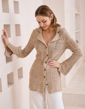 Load image into Gallery viewer, Patchwork Knit Cardigan