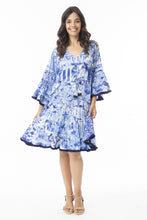 Load image into Gallery viewer, Layers Frill Sleeve Dress - Okayama