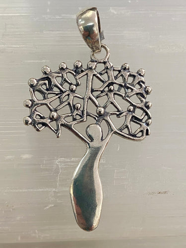 Sterling Silver Pendant - Mother Tree