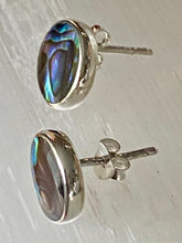 Load image into Gallery viewer, Stud Earrings - 10mm Paua Shell