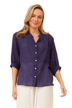 Load image into Gallery viewer, Belinda Shirt - Navy