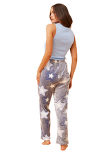 Load image into Gallery viewer, Star Print Plush Pyjama Pants