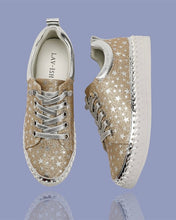 Load image into Gallery viewer, Glittery Twinkle Sneakers - Gold