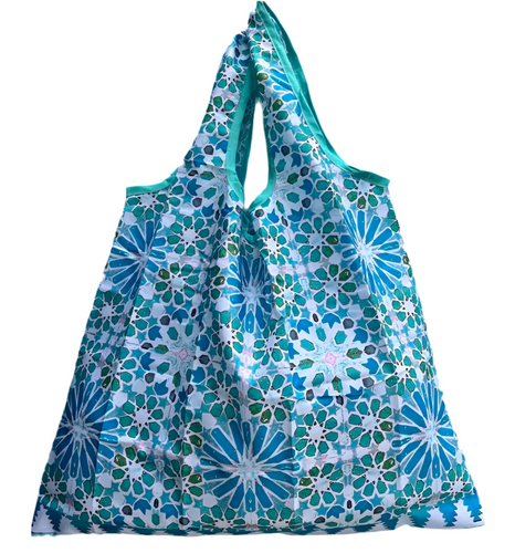 Fold up Shopping Bag - Casablanca Tile