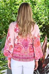 Bohemian-Inspired Shirt - Pink