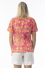 Load image into Gallery viewer, Short Sleeve Top - Montevideo Pink