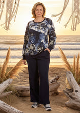 Load image into Gallery viewer, Cotton Spandex Tracksuit Pants - Navy