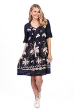 Load image into Gallery viewer, Hannah Boho Tunic - SeaSide Navy