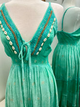 Load image into Gallery viewer, Cowrie Shell Maxi Dress