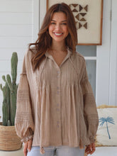 Load image into Gallery viewer, Sahara Pintuck Blouse