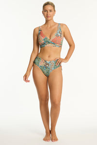 Cross Front Multifit Bra - Java