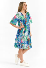 Load image into Gallery viewer, Charli Tassel Tie Dress - Coral Reef