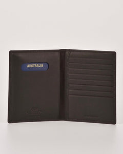 Davey Leather RFID Passport Card Holder