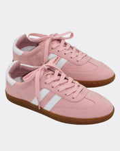 Load image into Gallery viewer, Women’s baby pink sneakers with lightweight gum sole and laces