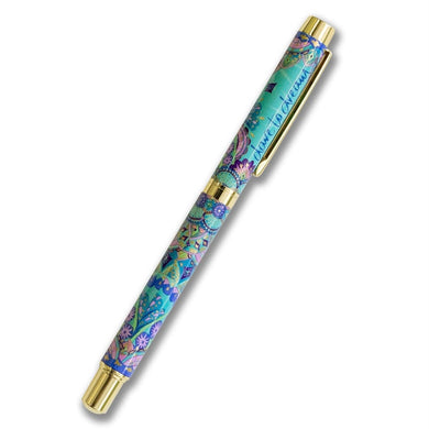 Rollerball Pen With Purple Ink - Dare to dream