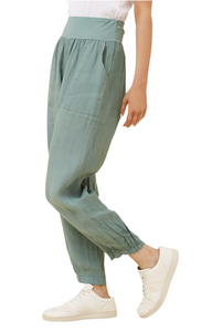 Finn Linen Pants - Ocean