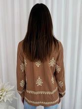 Load image into Gallery viewer, Embroidered Shirt - Tan