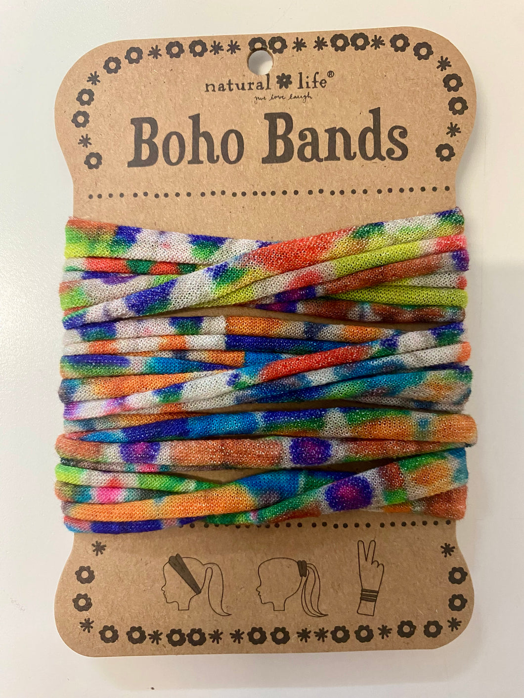 Boho Bands Blue Fuchsia Marigold TD