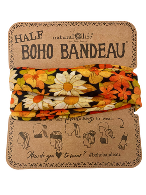 Boho Bandeau Half - Folk Flower patchwork