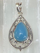 Load image into Gallery viewer, Chalcedony Sterling Silver Pendant