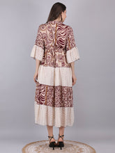 Load image into Gallery viewer, Paisley Embroidered Lace Maxi Dress