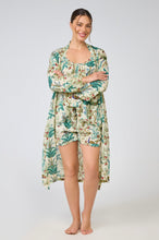 Load image into Gallery viewer, Dressing Gown/Robe - Peacock  Print