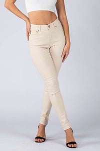 Skinny Stretch Jeans - cream