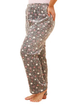 Load image into Gallery viewer, Plush Pyjama Pants - Charcoal Star