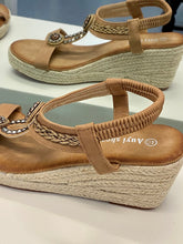 Load image into Gallery viewer, Hemp Wedge Sandals