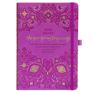 2024 Diary The Year for New Beginnings - Berry Bliss