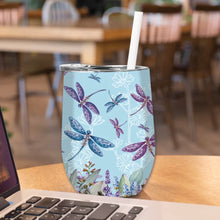 Load image into Gallery viewer, 350ml Bevvy - Lavender Dragonflies