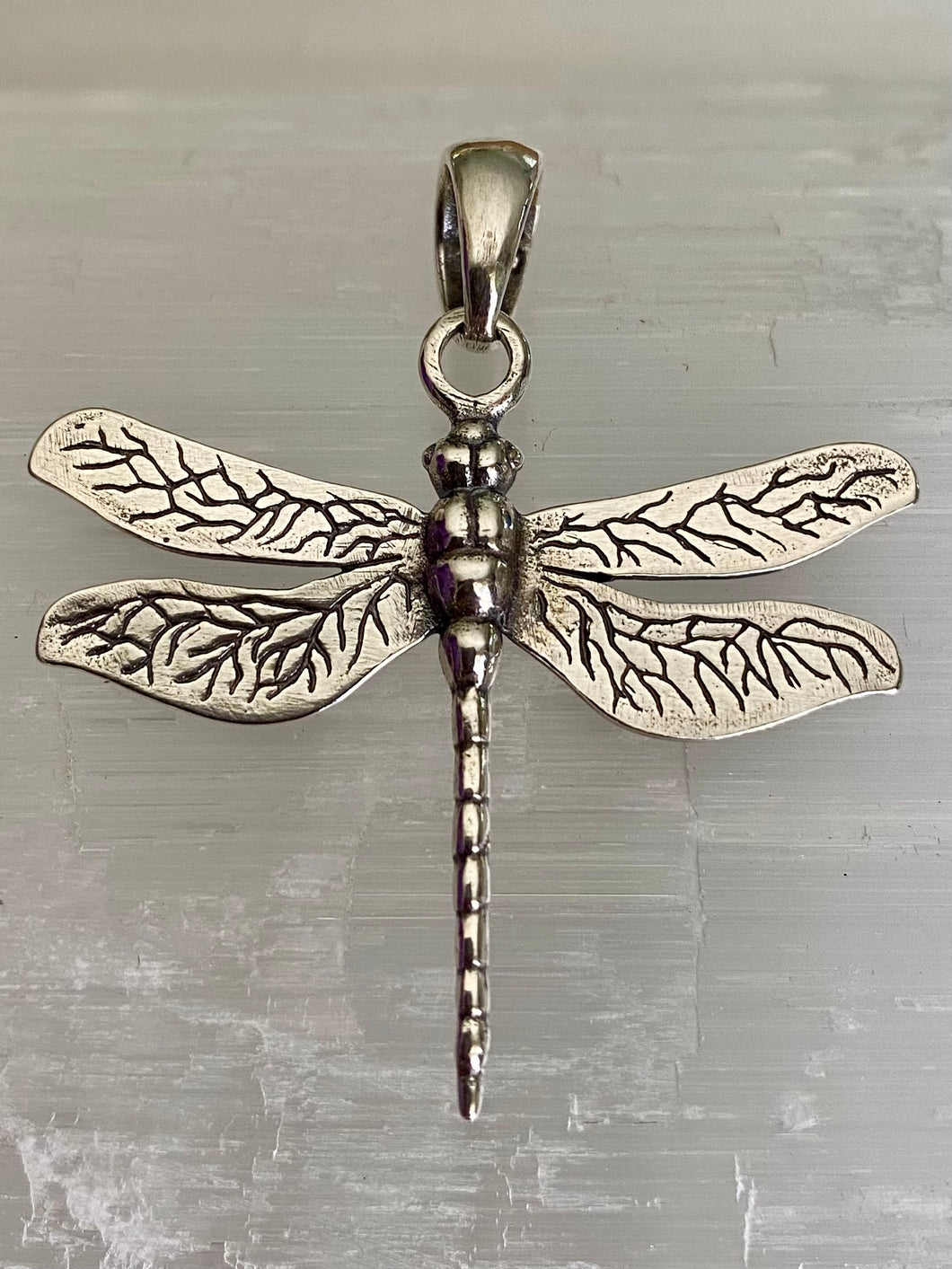 Dragon Fly Sterling Silver Pendant