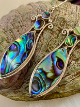 Load image into Gallery viewer, Handmade Paua Shell earrings with ocean-inspired shimmer – Merchant of Venus Jewellery
