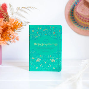 2024 Diary The Year for New Beginnings - Turquoise Twist