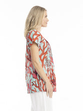 Load image into Gallery viewer, Kayla Cotton Blouse - Downunder Aqua