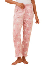Load image into Gallery viewer, Plush Pyjama Pants - Dusty Pink Bow