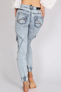 Stretch Denim Joggers