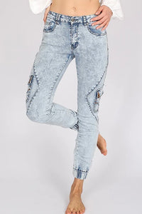 Stretch Denim Joggers