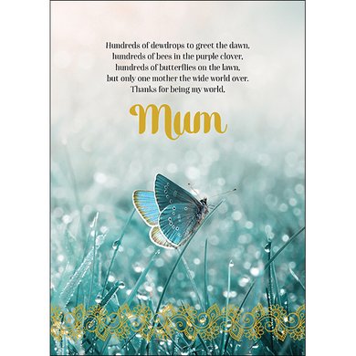 Mum spiritual card - Only one mother