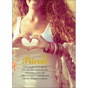 Friend - Spiritual Greeting Card