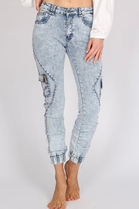 Stretch Denim Joggers