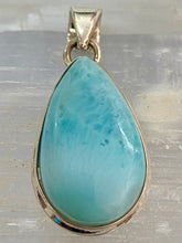 Load image into Gallery viewer, Larimar Sterling Silver Pendant