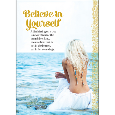 Believe in Yourself - Spiritual Greeting Card