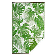 Load image into Gallery viewer, Panama Lime Green Botanical Recycled Plastic Outdoor Rug