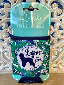 Poodle Can & Stubby Cooler