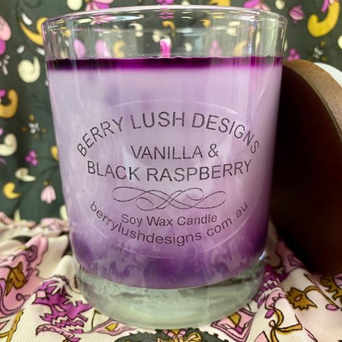 Vanilla and Black Raspberry Candle