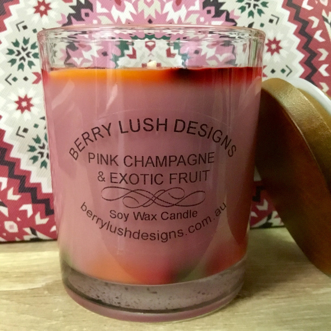 Pink Champagne & Exotic Fruit Candle