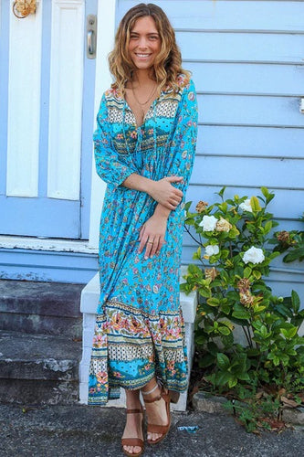 Blakely 3/4 sleeve Midi Dress