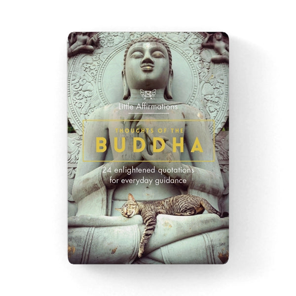 Thoughts of the Buddha - 24 affirmation cards + stand